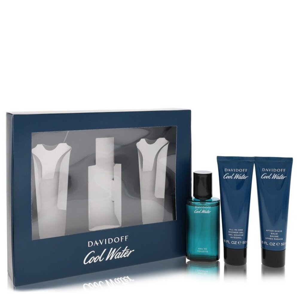 Cool Water by Davidoff Gift Set -- 1.4 oz Eau De Toilette Spray +1.7 oz After Sh